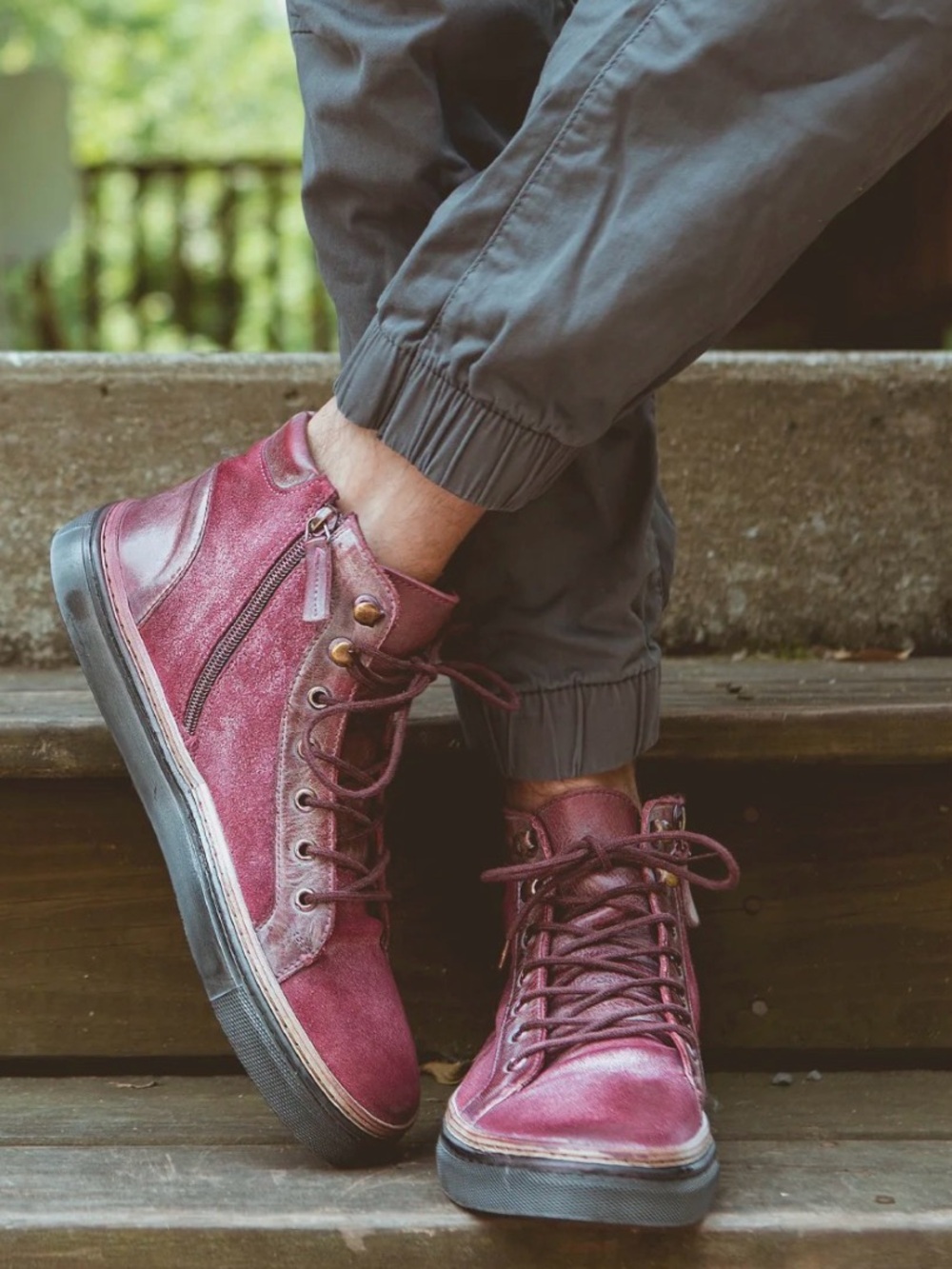 ROAN  Bed Stu Mac II High Top Sneaker